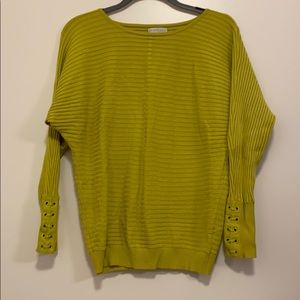 NY&Co Lime Green Ribbed Sweater